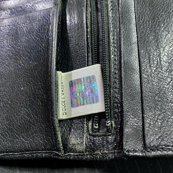 Pre-owned Vintage Dolce & Gabbana long black leather wallet - Picture 10 of 14